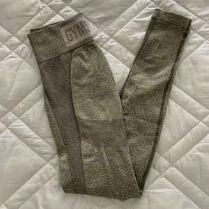 Gymshark Flex High Waisted Leggings in Beige Gray